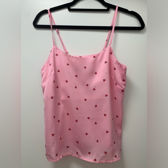 NWOT H&M Watermelon Print Satin Pajama Set XS - Picture 2 of 7